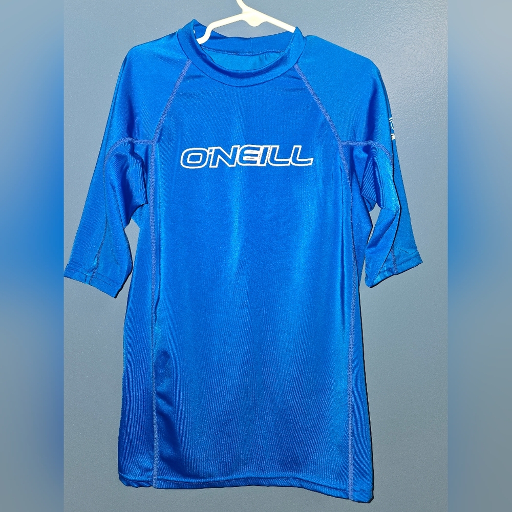 O'Neill Blue Rash Guard Shirt Size 16